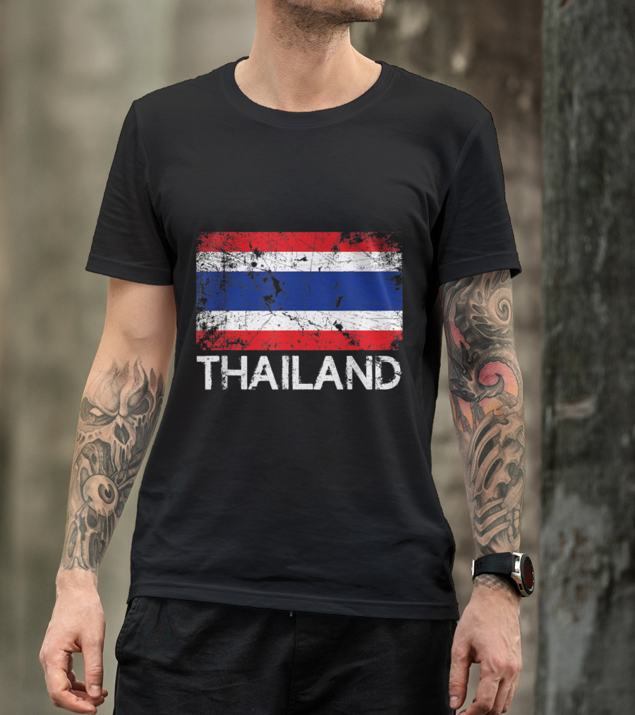 Thailand Distressed Flag T-Shirt