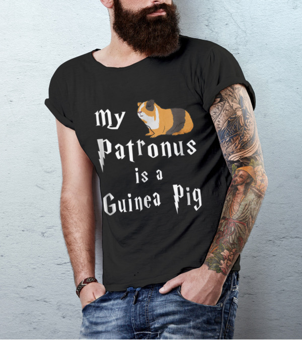 My Patronus Is A Guinea Pig With Funny Wizard Font T-Shirt