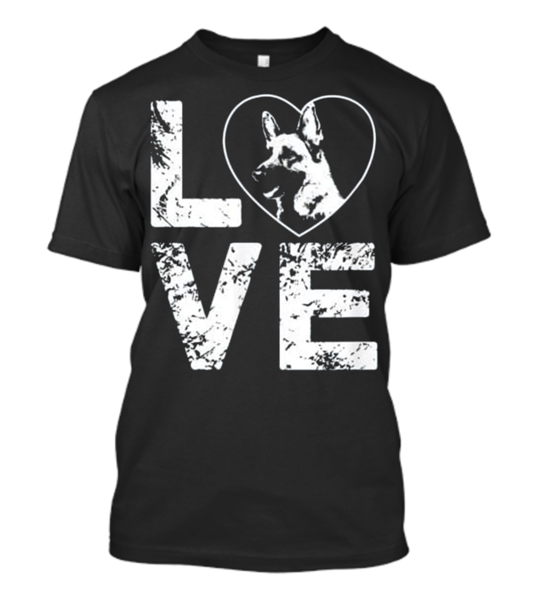 German Shepherd Heart Love T-Shirt