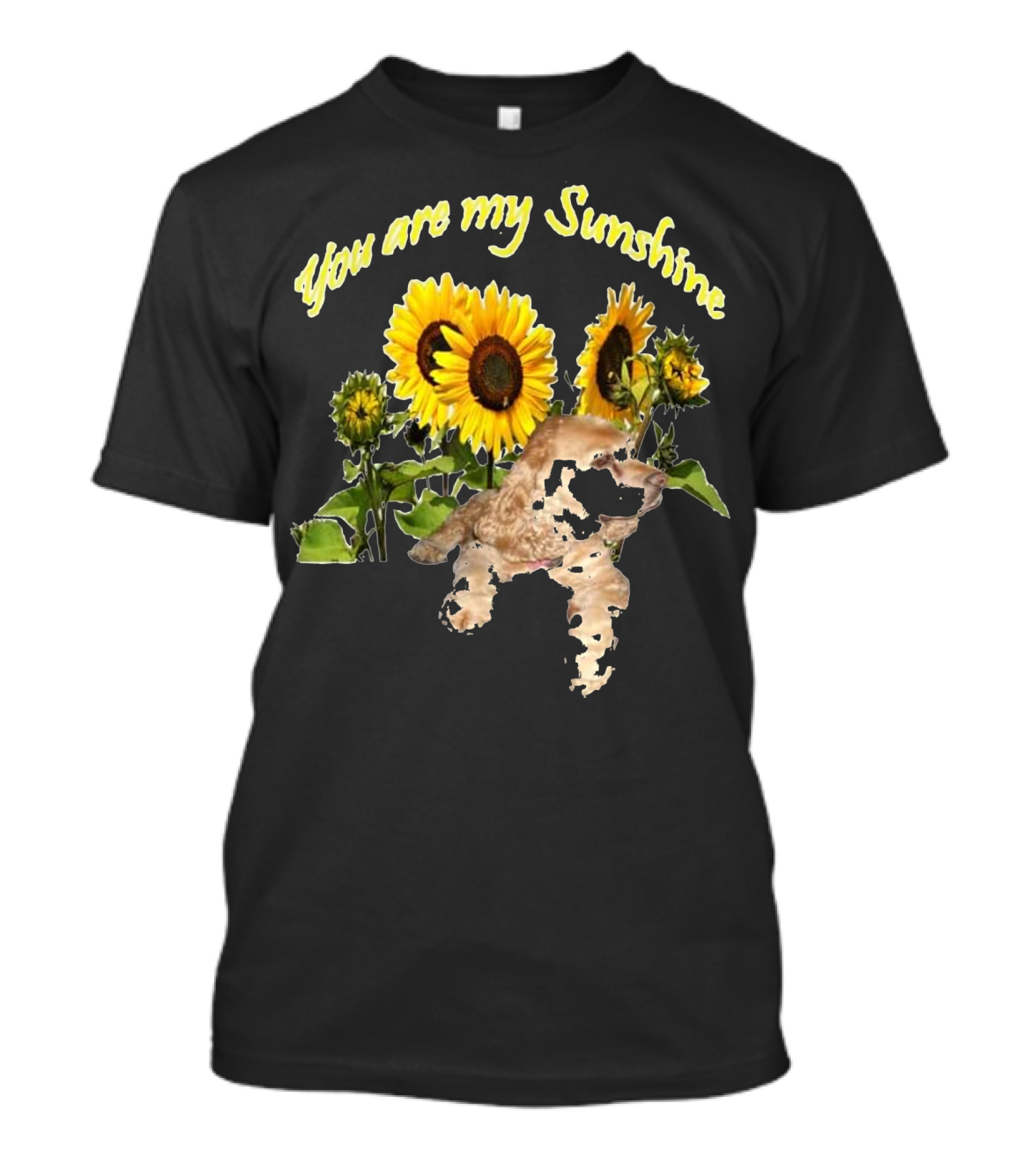 You Are My Sunshine Cocker Spaniel And Sunflowers T-Shirt