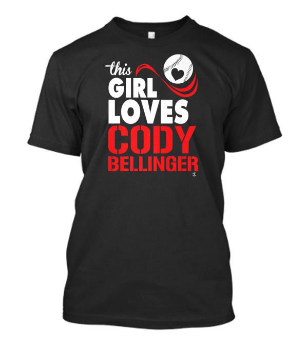 This Girl Loves Cody Bellinger Baseball Heart T-Shirt