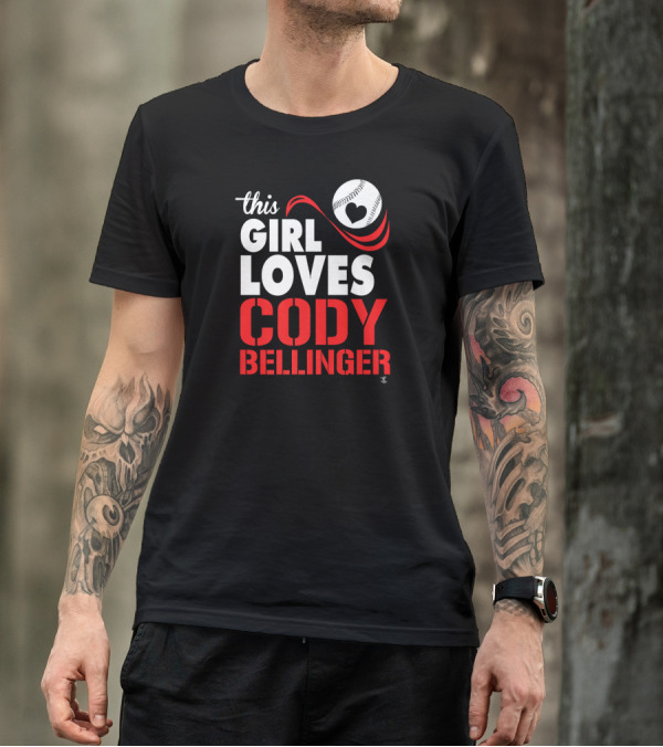 This Girl Loves Cody Bellinger Baseball Heart T-Shirt