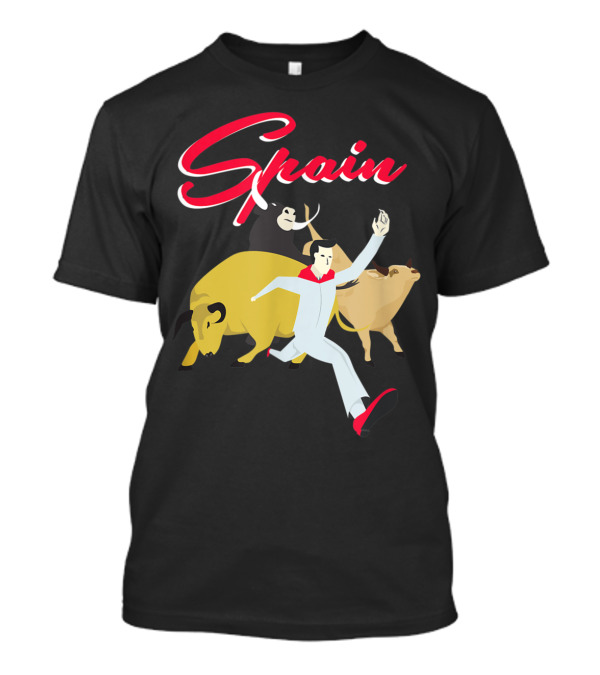 Spain Running Of The Bulls Pamplona T-Shirt