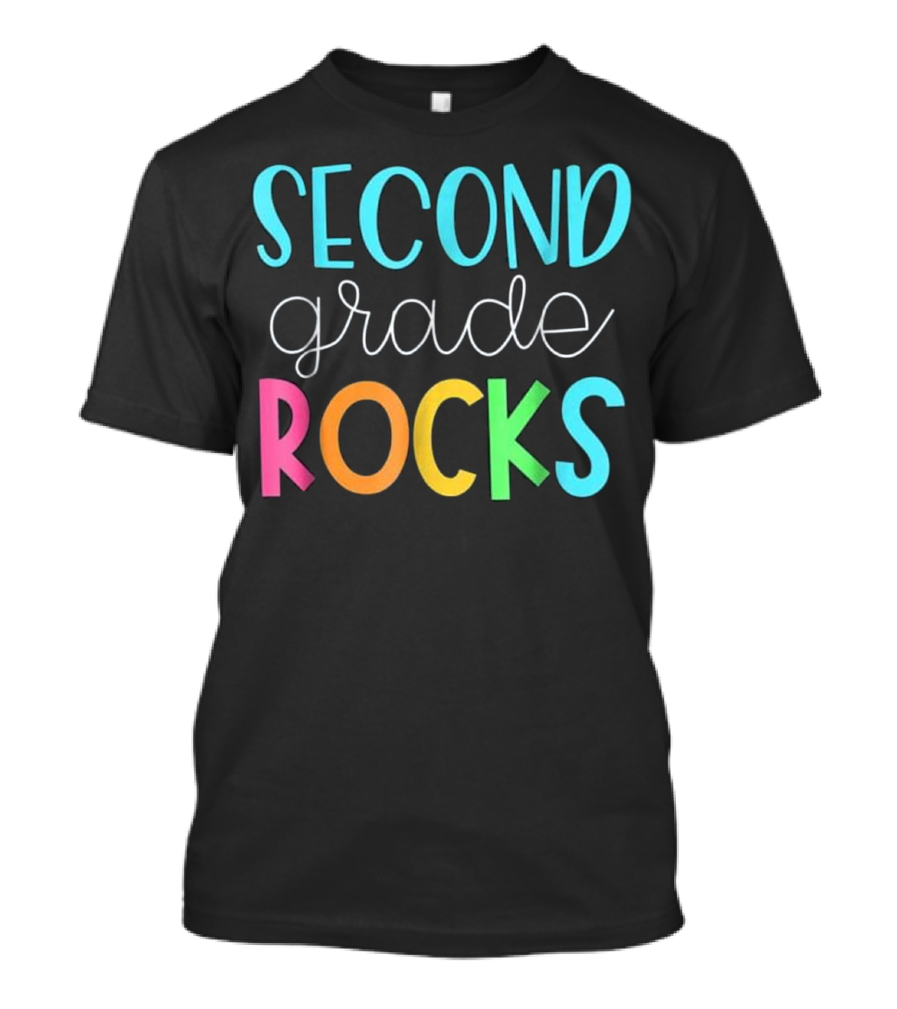 Second Grade Rocks 2nd Teacher Team T-Shirt