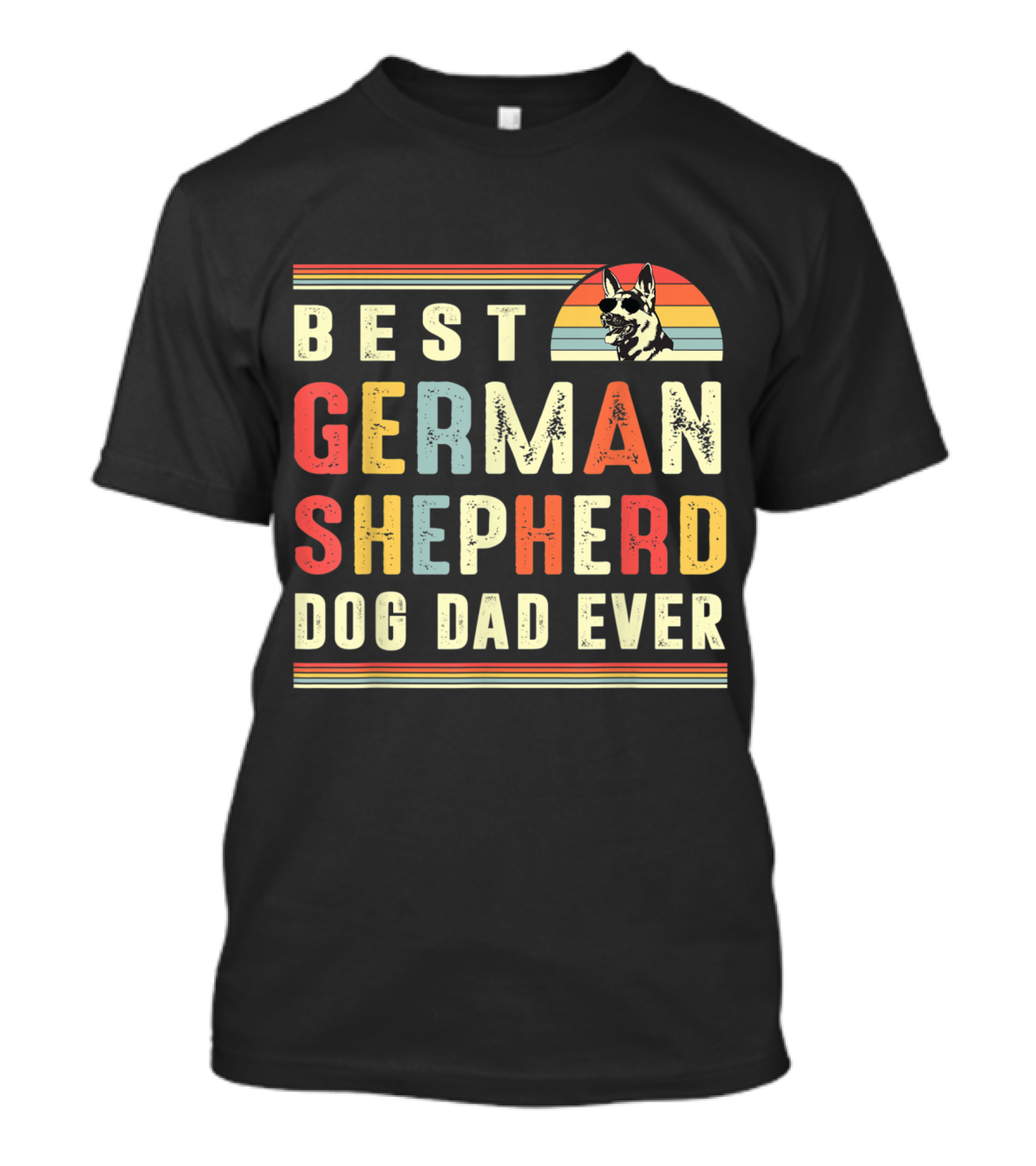 Best German Shepherd Dog Dad Ever T-Shirt