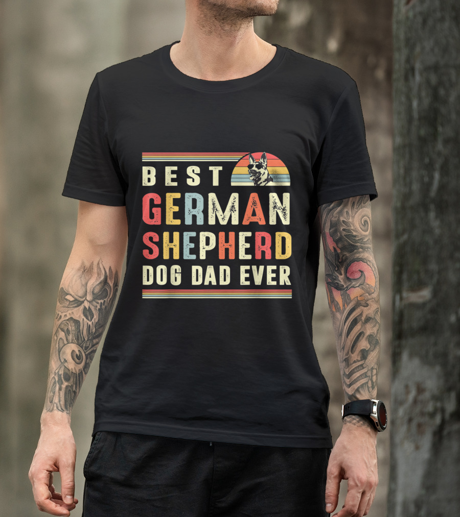 Best German Shepherd Dog Dad Ever T-Shirt