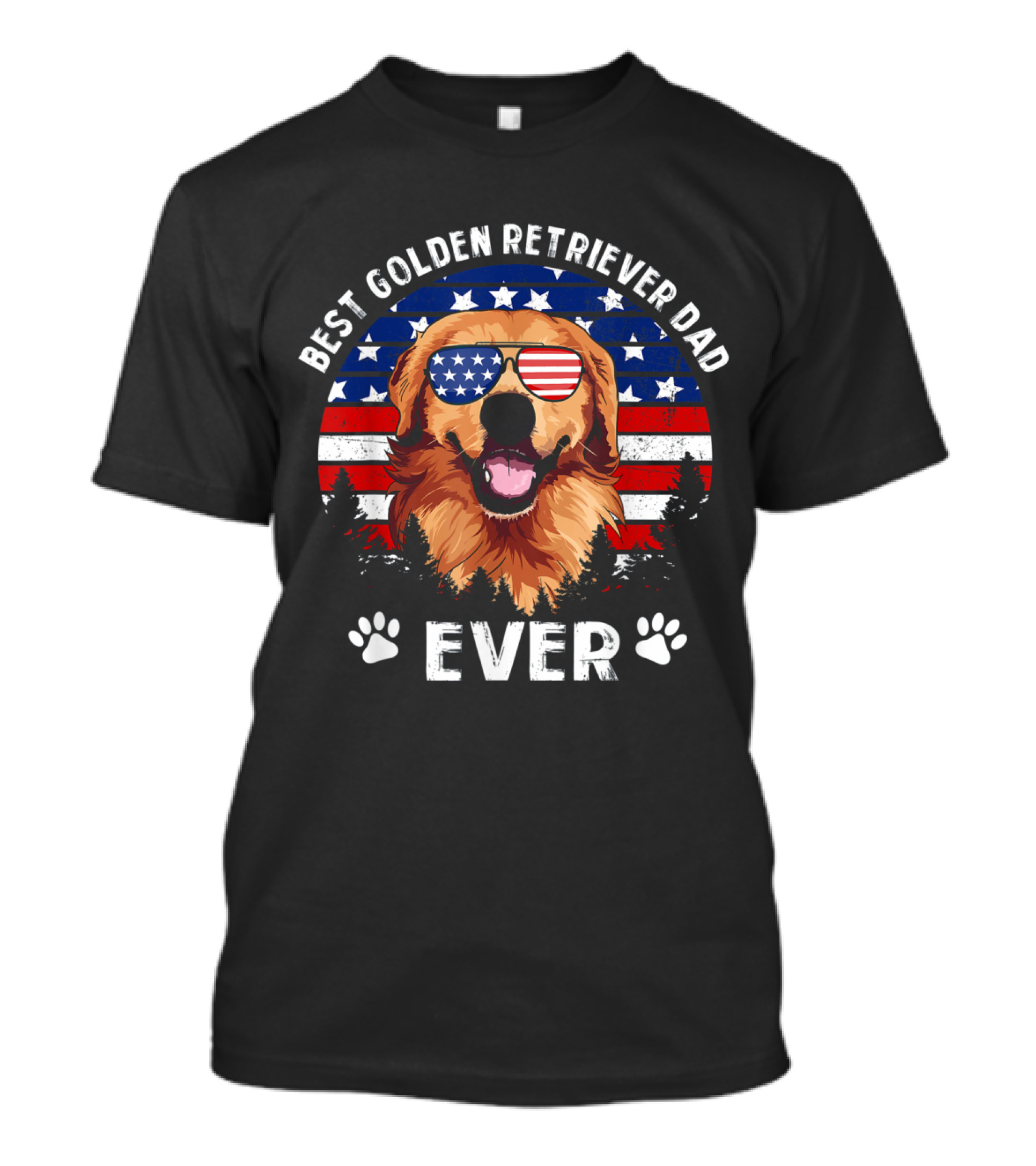 BEST GOLDEN RETRIEVER DAD EVER T-Shirt