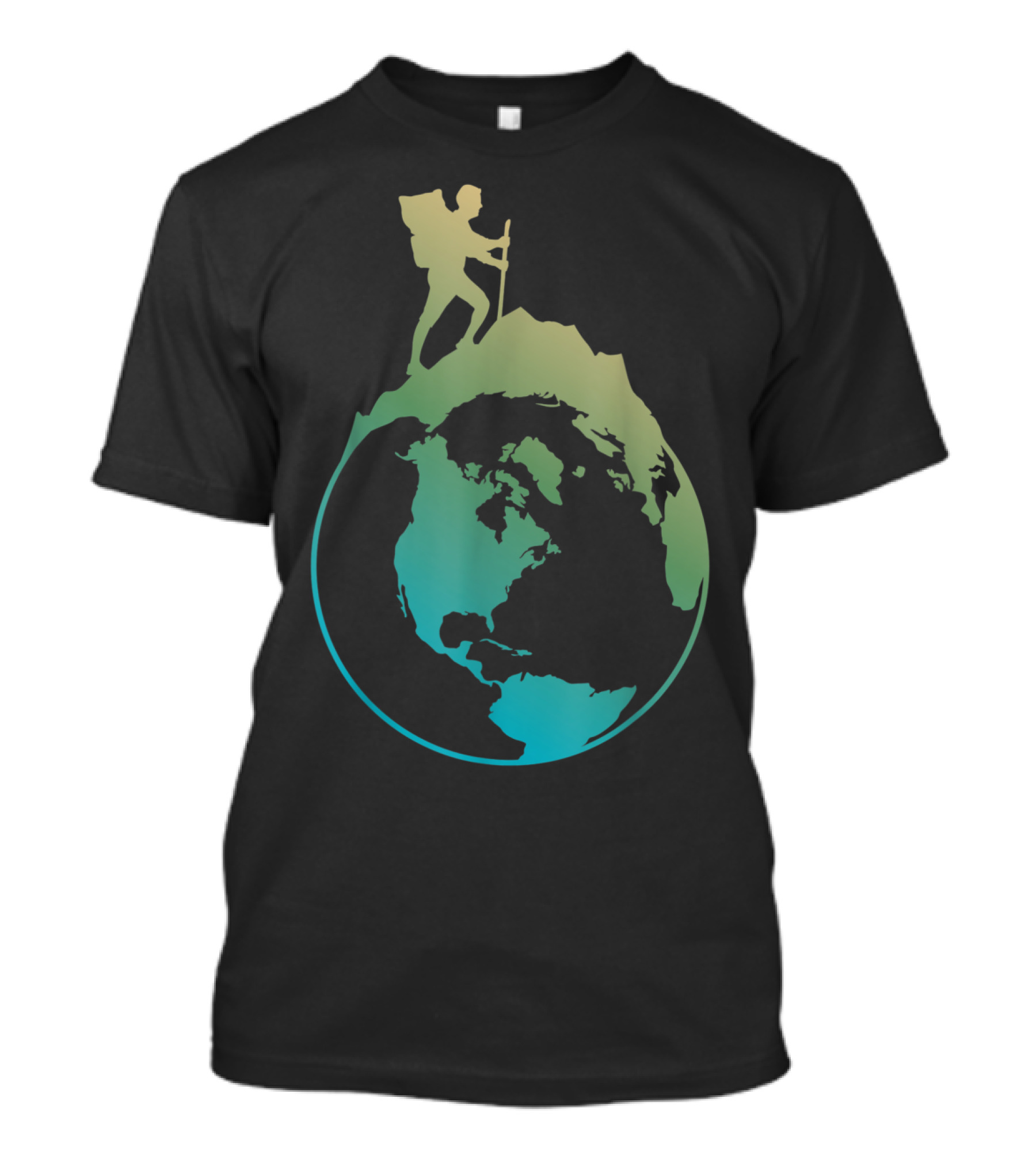 World Globe Trekking Nature Lover T-Shirt