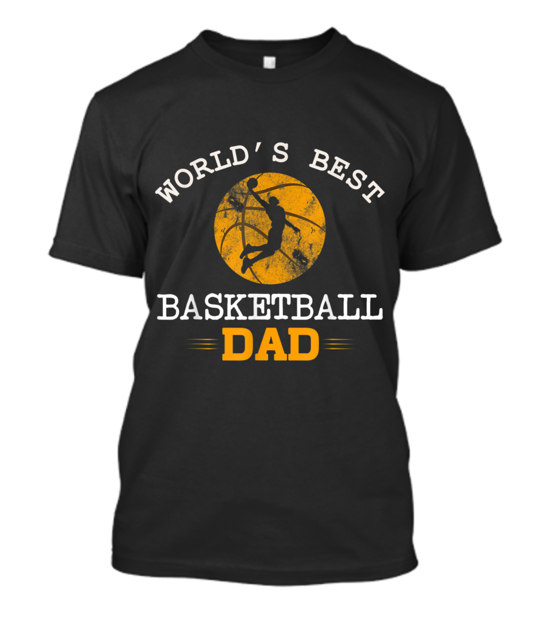 World's Best Basketball Dad Slam Dunk Player T-Shirt