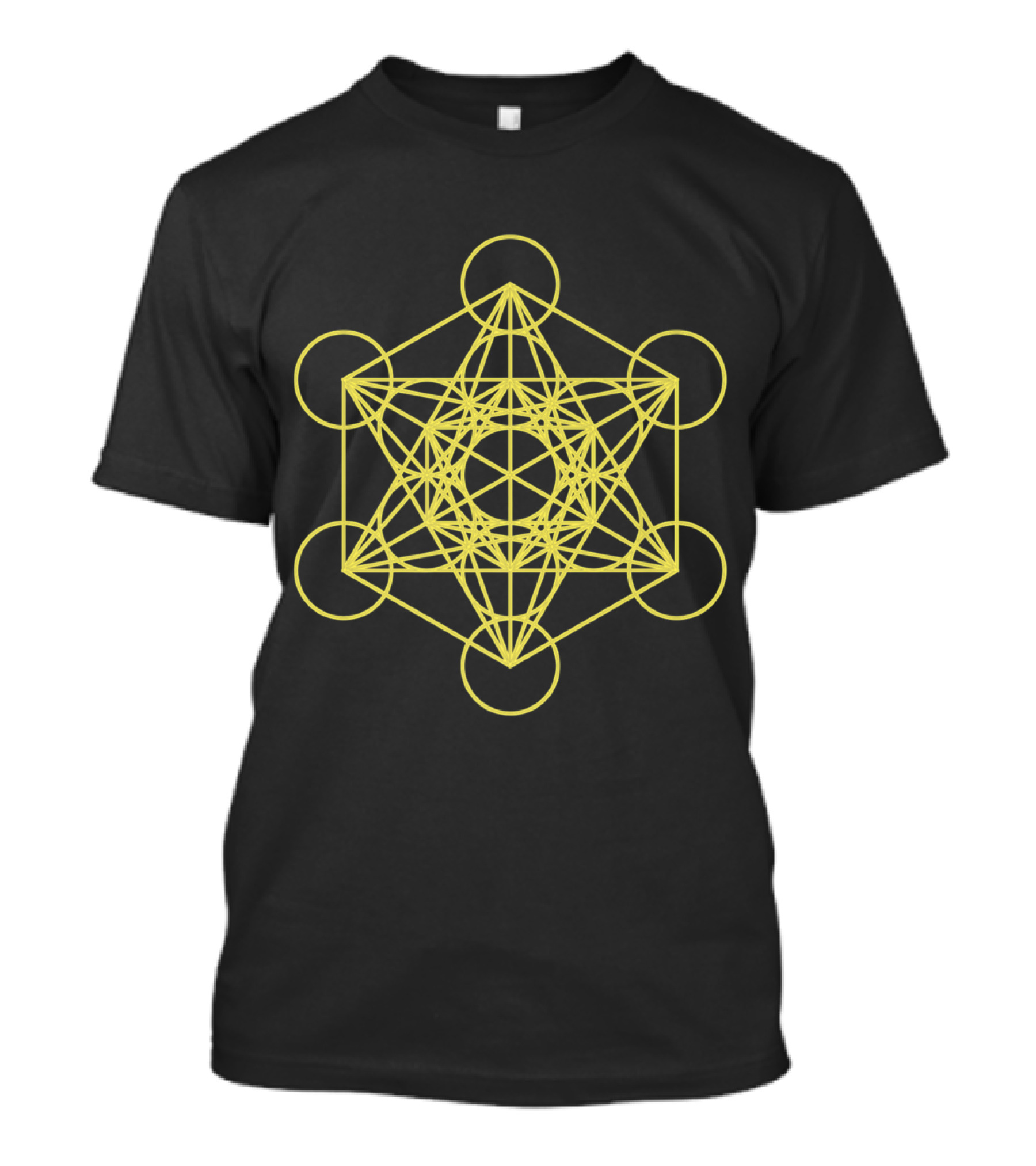 Metatron's Cube Sacred Geometry Zen Yoga T-Shirt