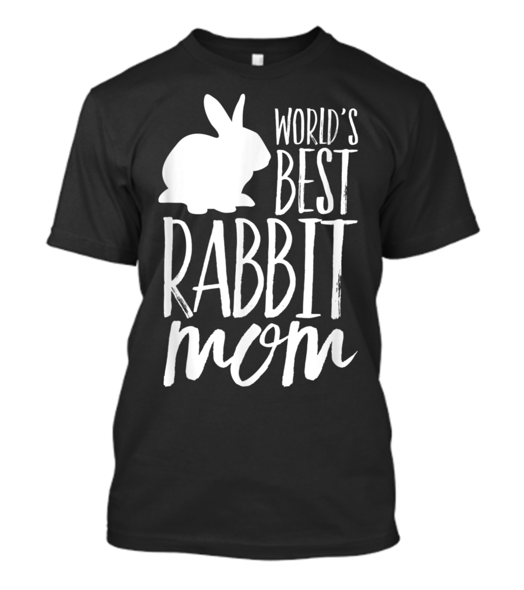 World's Best Rabbit Mom Cute Bunny T-Shirt
