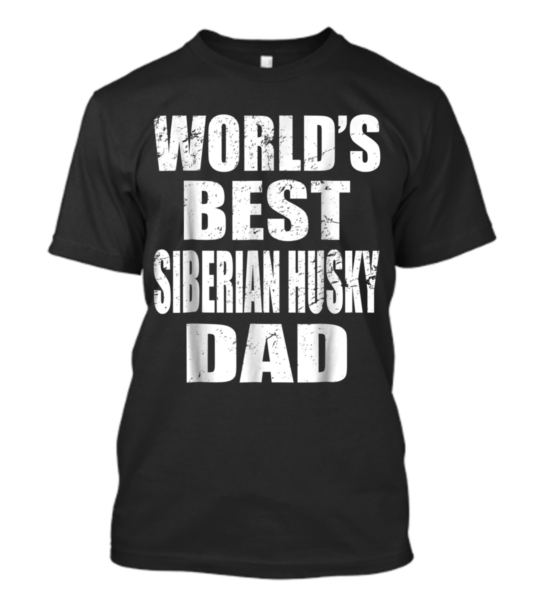 World's Best Siberian Husky Dad T-Shirt