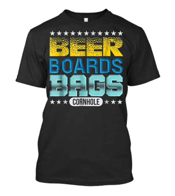 Beer Boards Bags Cornhole Stars T-Shirt