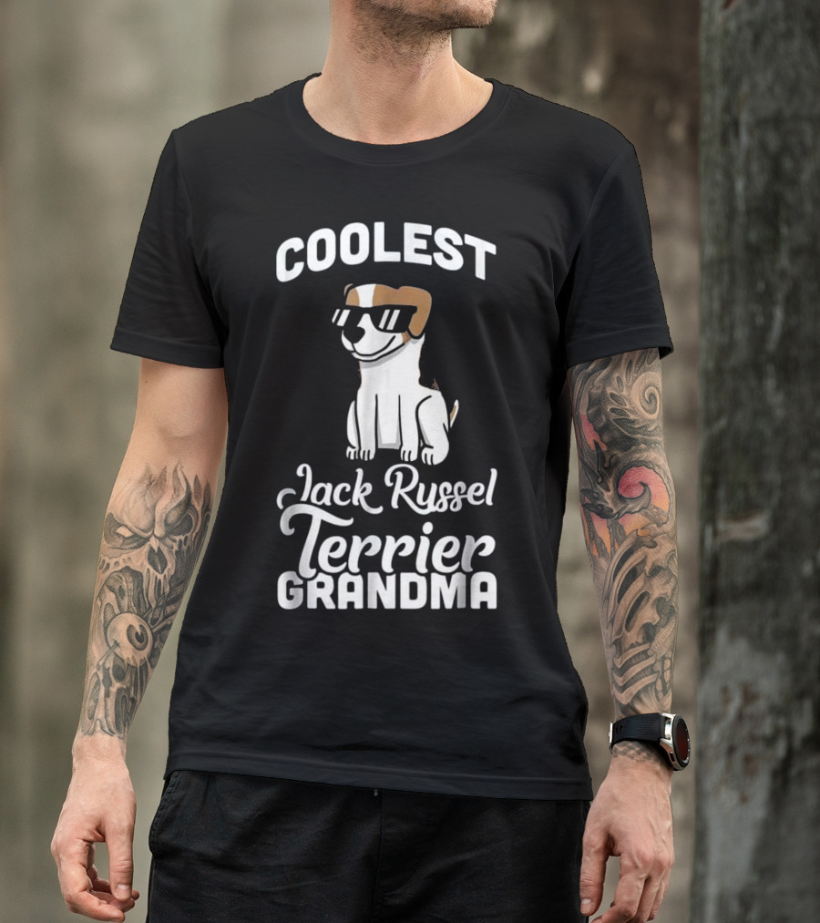 Coolest Jack Russell Terrier Grandma T-Shirt