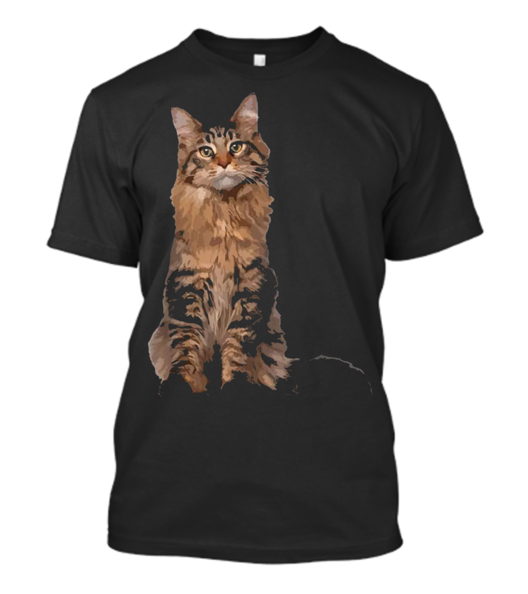 Maine Coon Cat Body T-Shirt