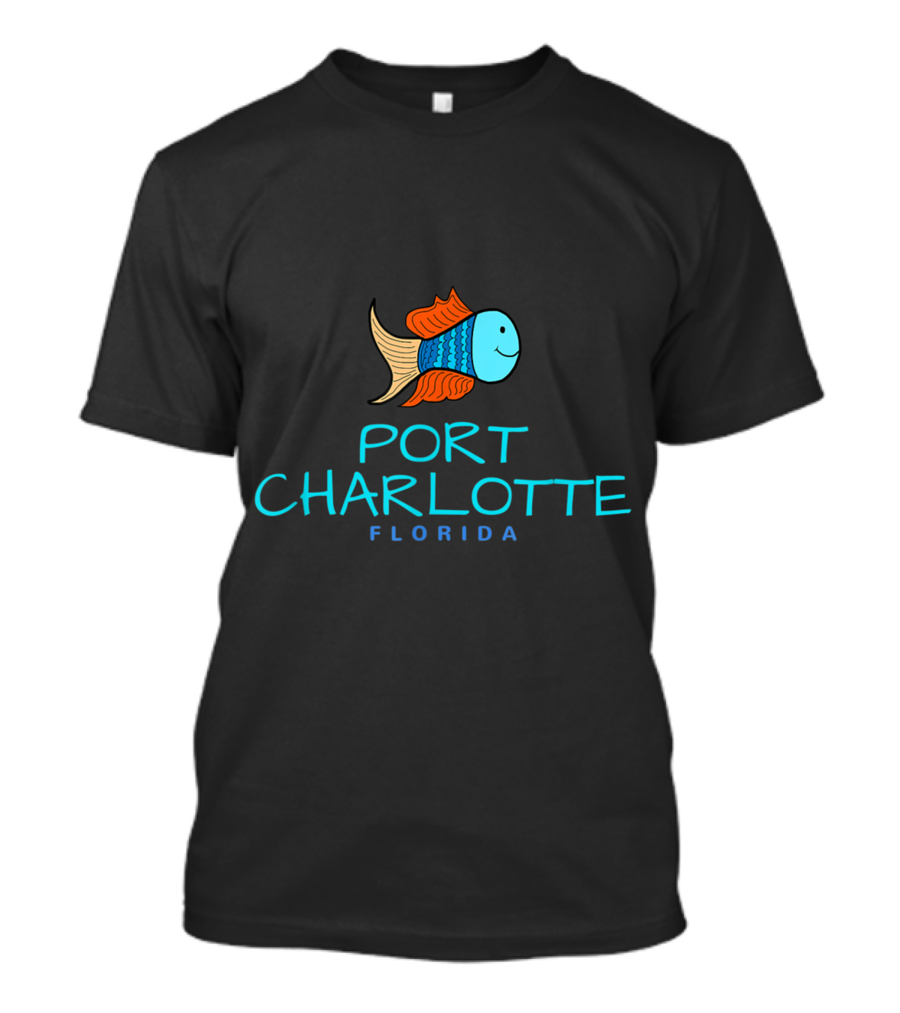 Port Charlotte Florida Smiling Fish T-Shirt