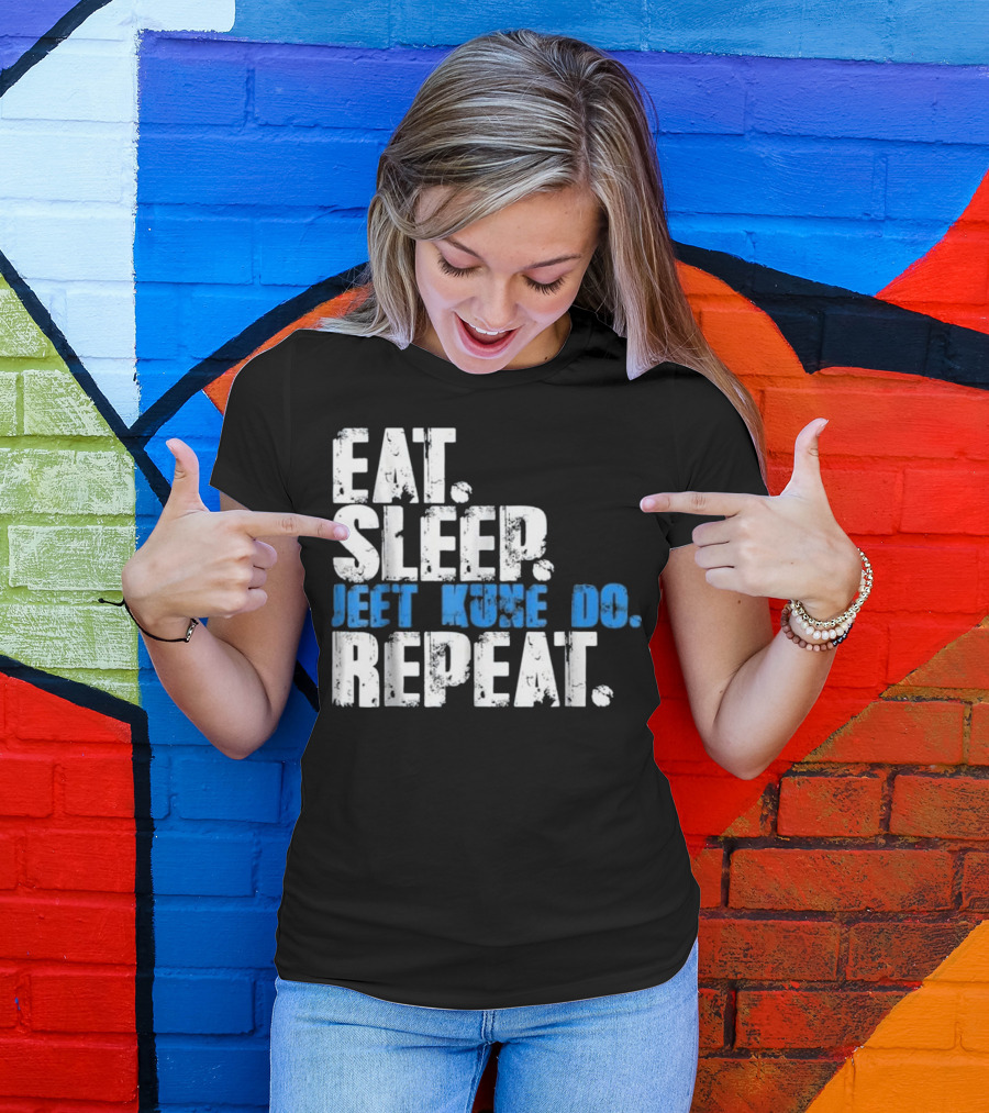 Eat Sleep Jeet Kune Do Repeat Men's Kid's Vintage Martial T-Shirt