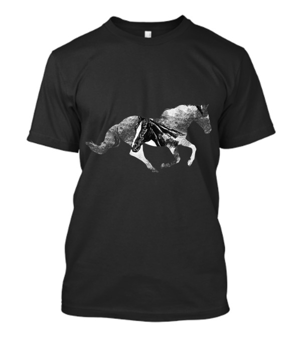 Nature Animal Horseback Riding Concept Horse T-Shirt