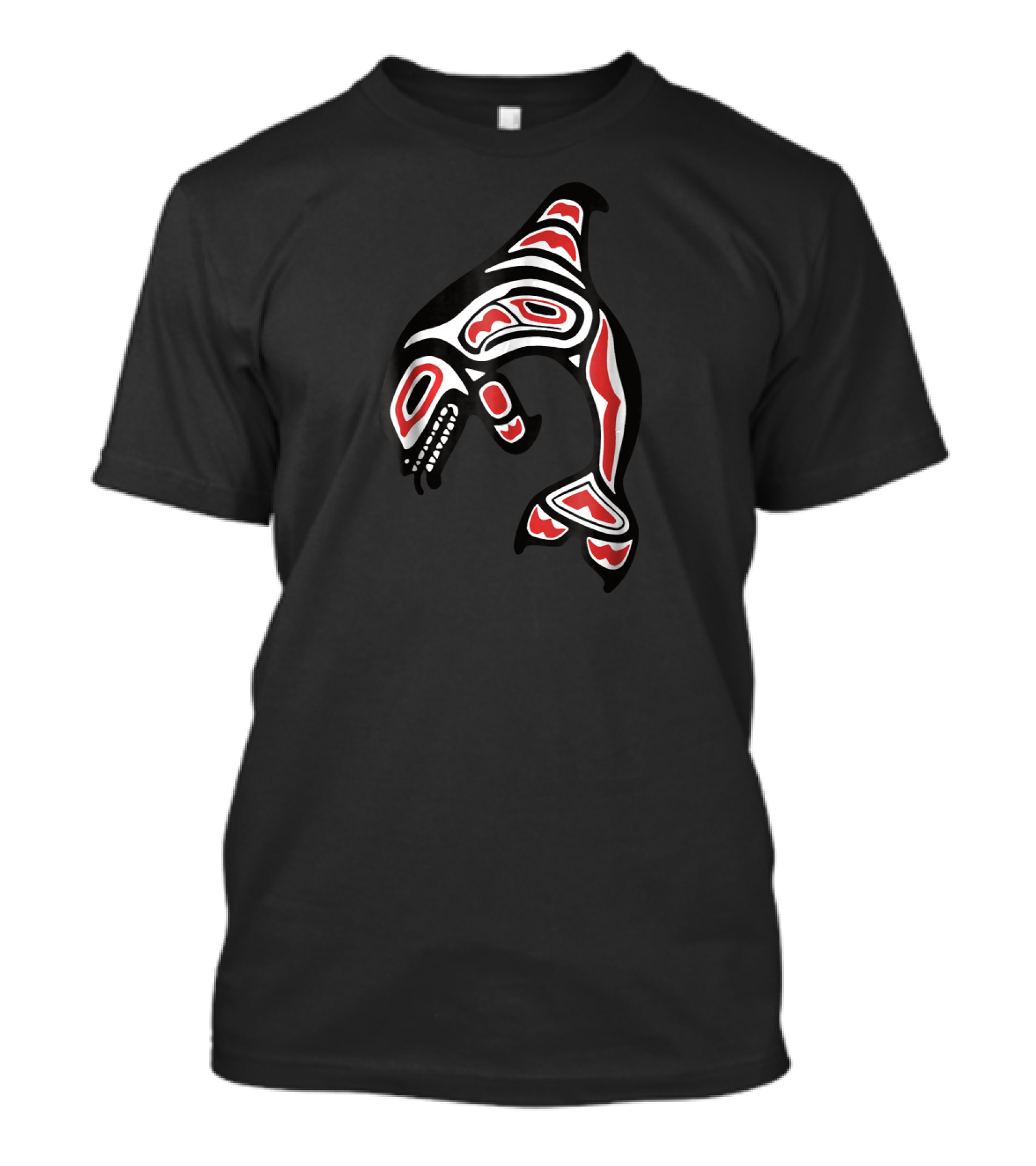 Pacific Northwest Native American Orca Killer Whale T-Shirt