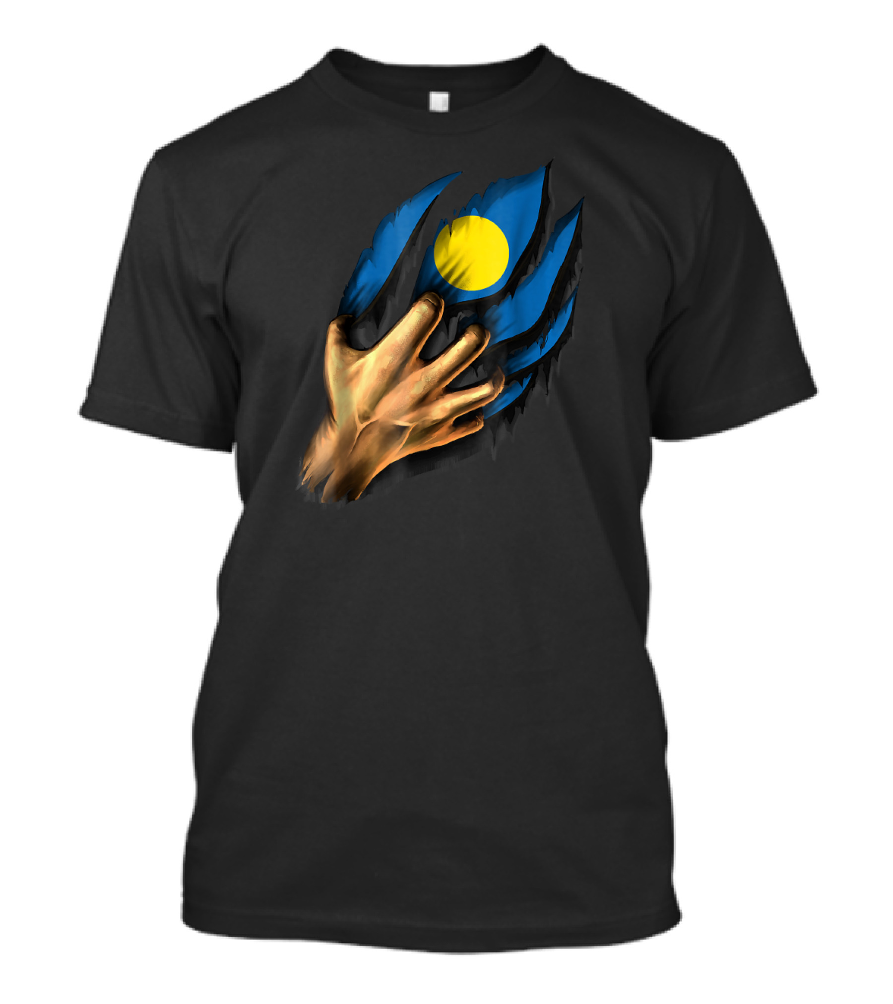 Palau Flag Palauan Spirit Within Me T-Shirt