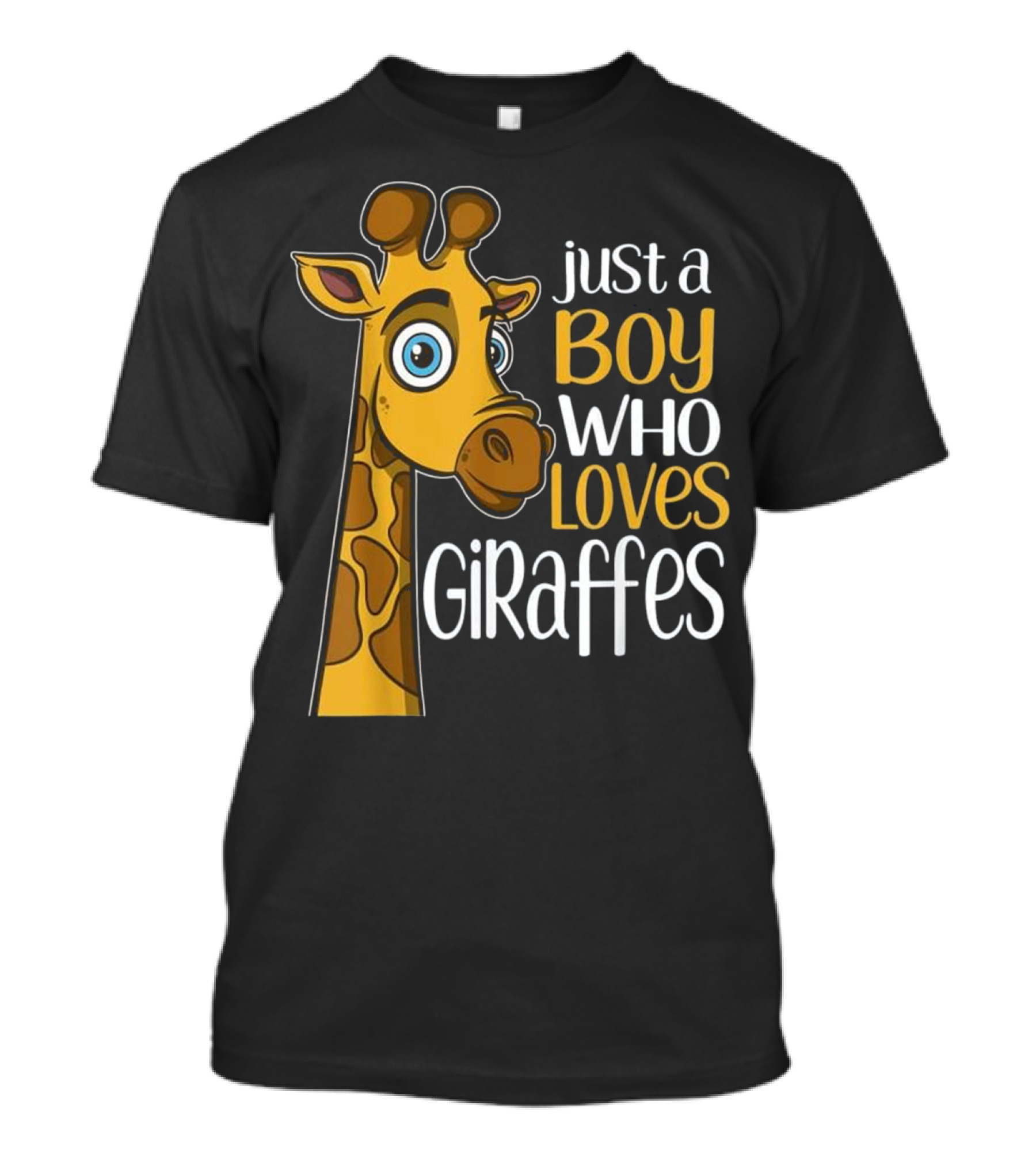 Just A Boy Who Loves Giraffes T-Shirt