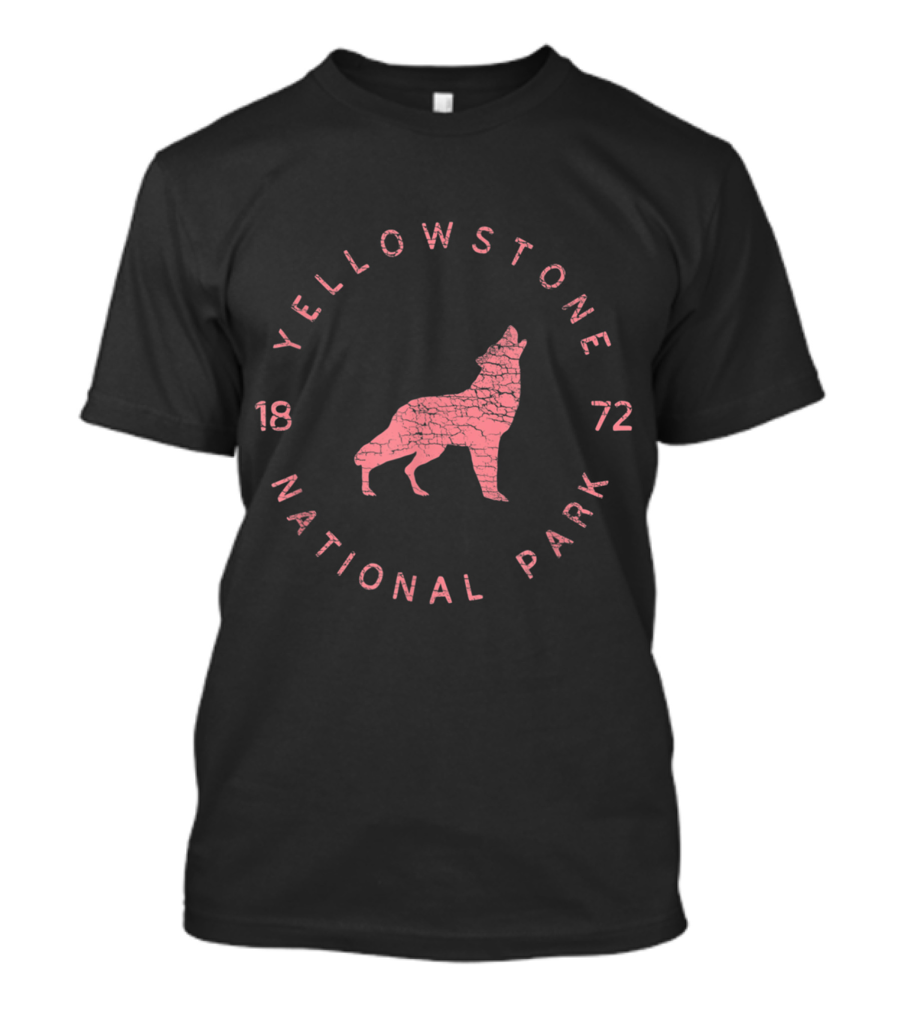 Yellowstone National Park 1872 Wolf Adventure T-Shirt