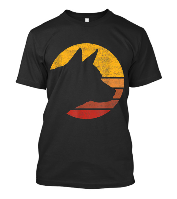 Vintage Sunset German Shepherd T-Shirt