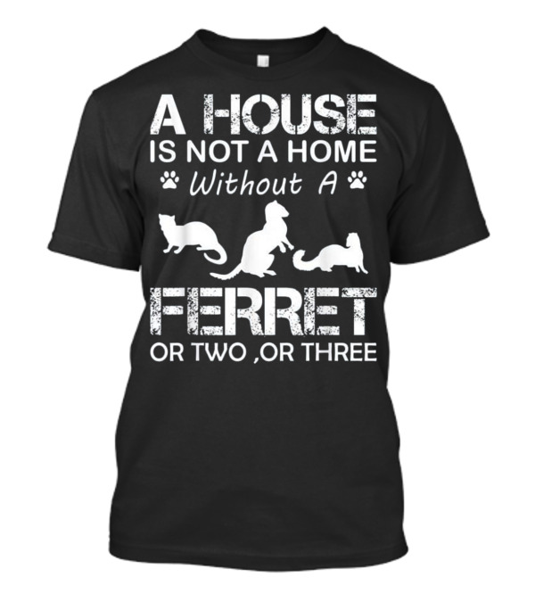 A House Is Not A Home Without A Ferret Or Two Or Three T-Shirt