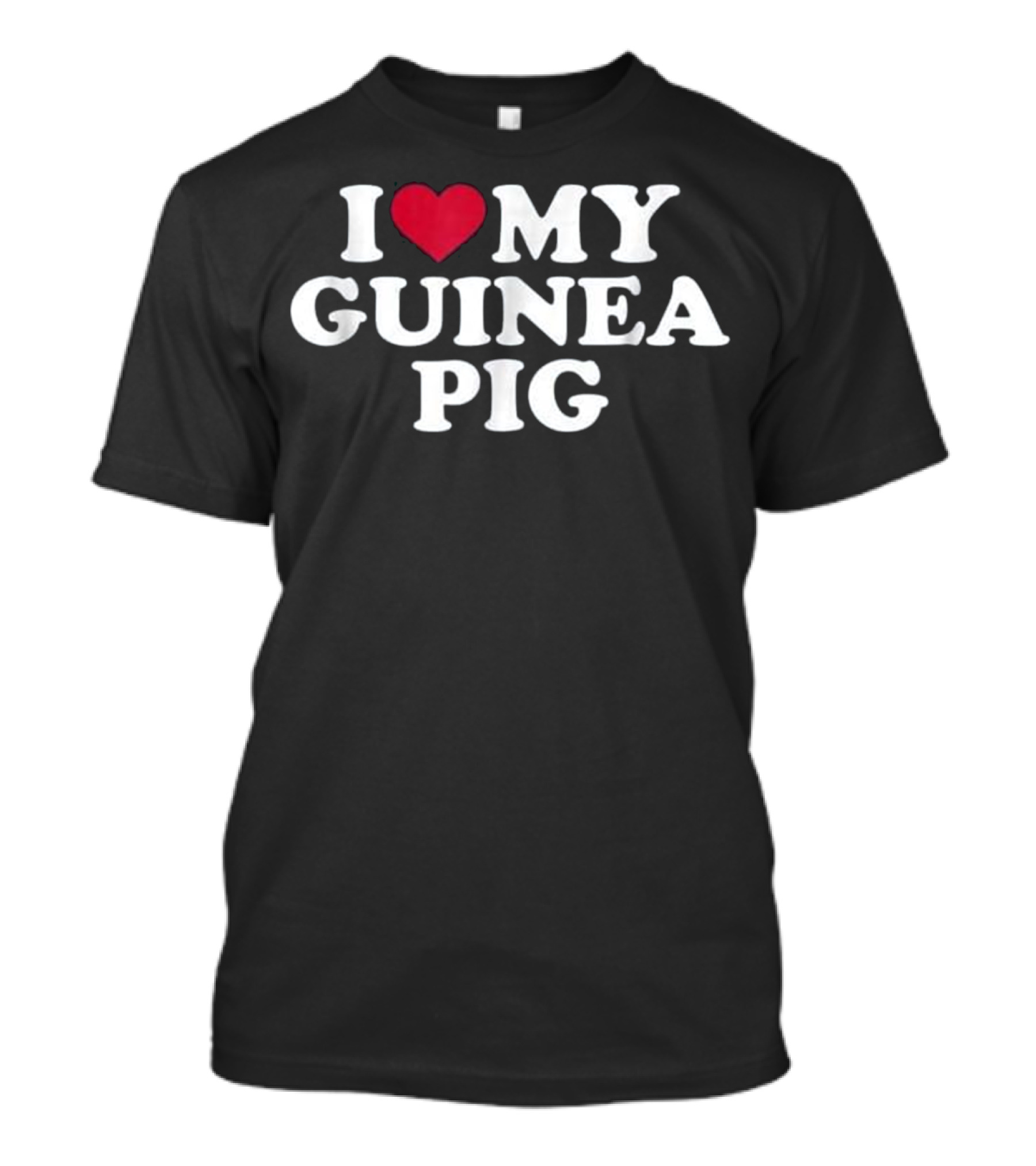 I Love My Guinea Pig Heart T-Shirt