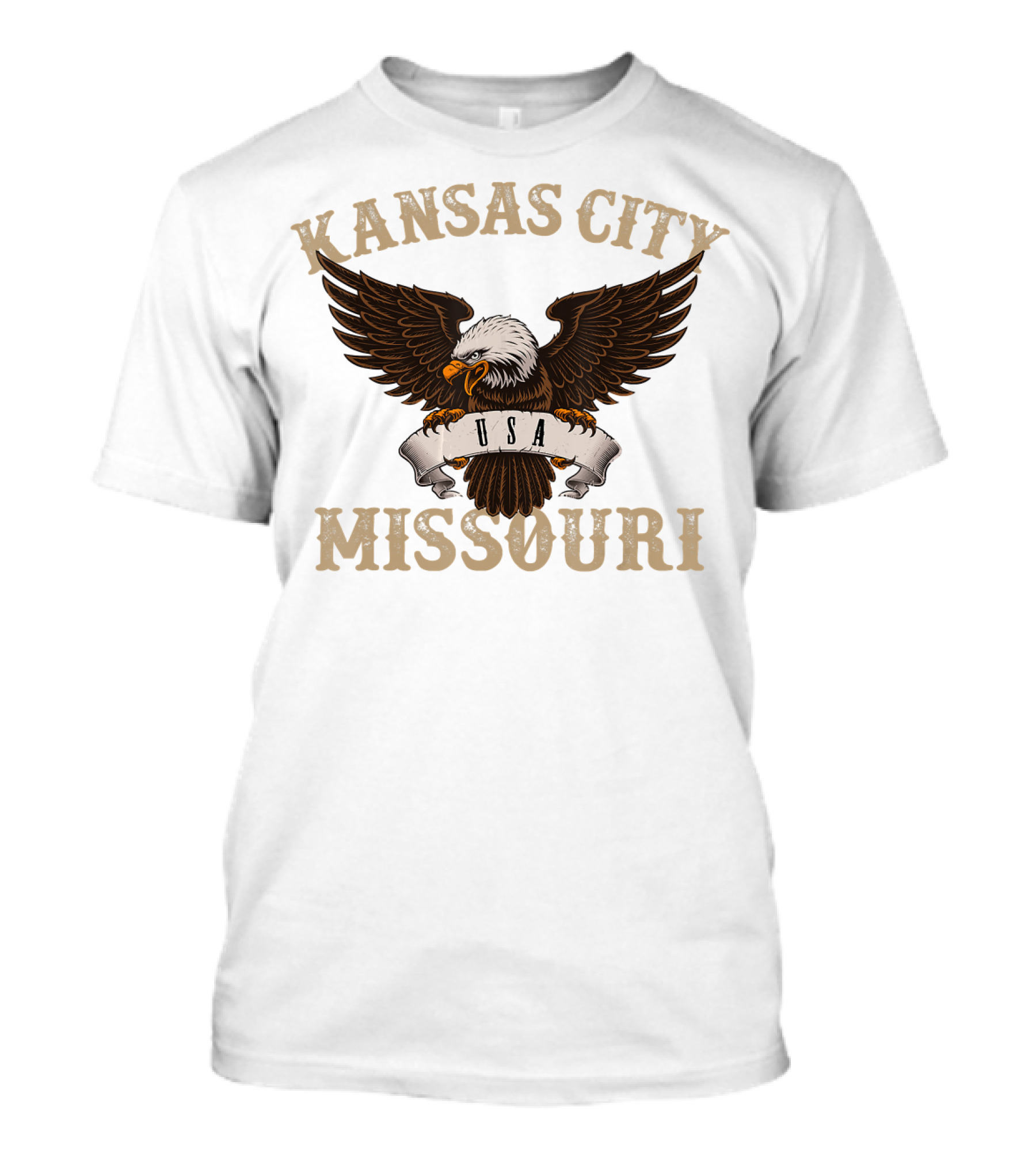 Kansas City Missouri USA Bald Eagle T-Shirt