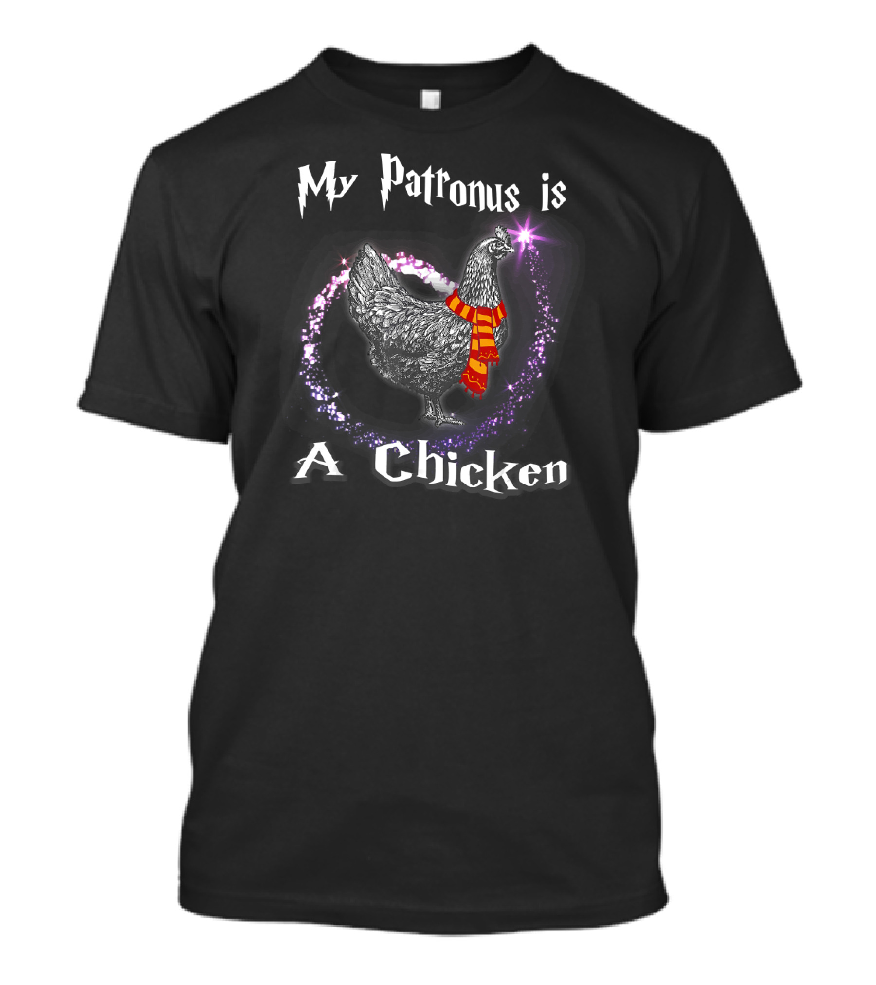 My Patronus Is A Chicken Wizarding Scarf Charm T-Shirt