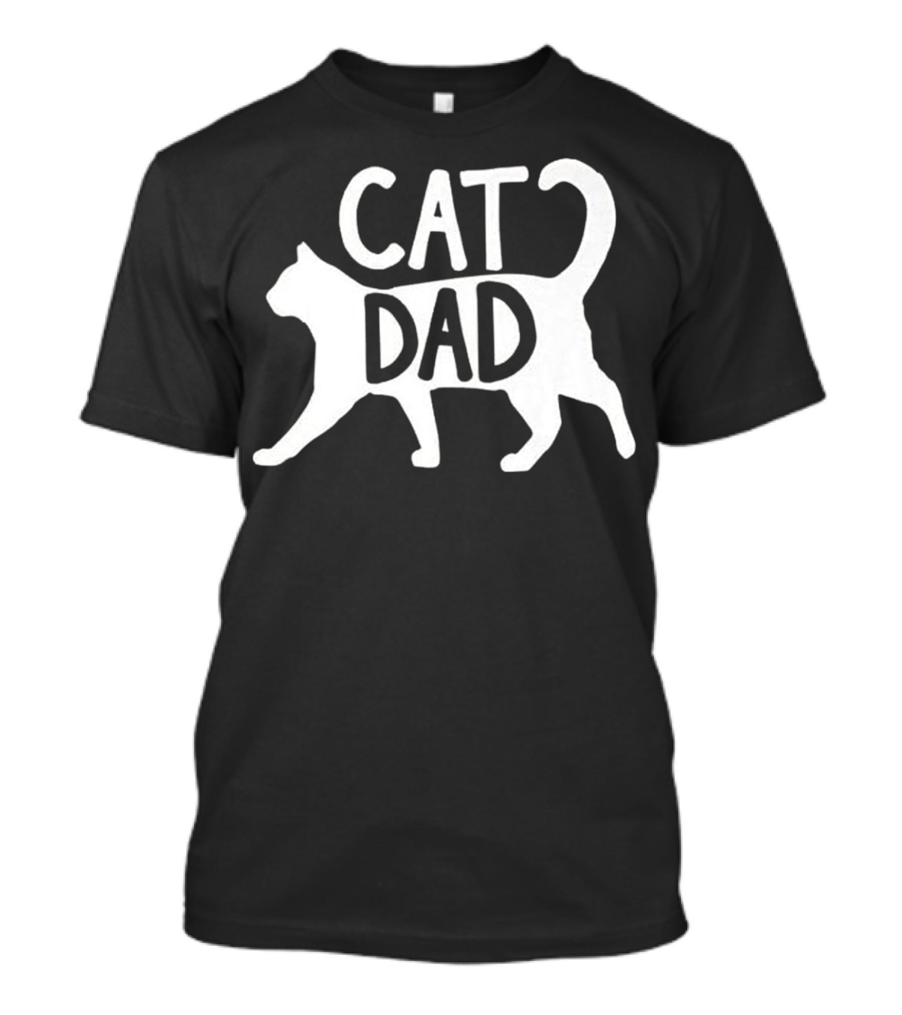 Mens Best Cat Dad Cat Dad T-Shirt