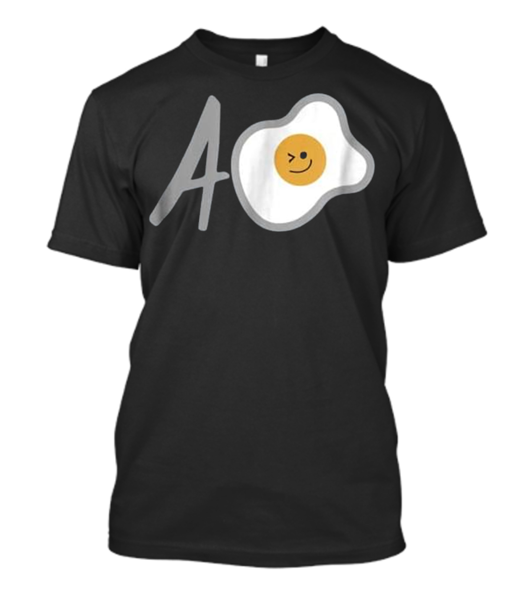 A Winking Egg Smiley Face Pun Latin T-Shirt