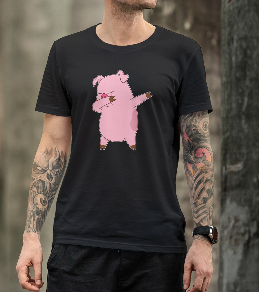 Funny Pig Dabbing Dance Dab Novelty T-Shirt