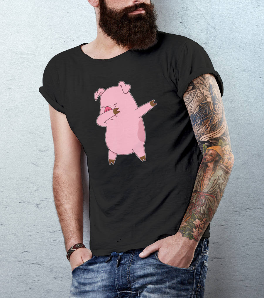 Funny Pig Dabbing Dance Dab Novelty T-Shirt