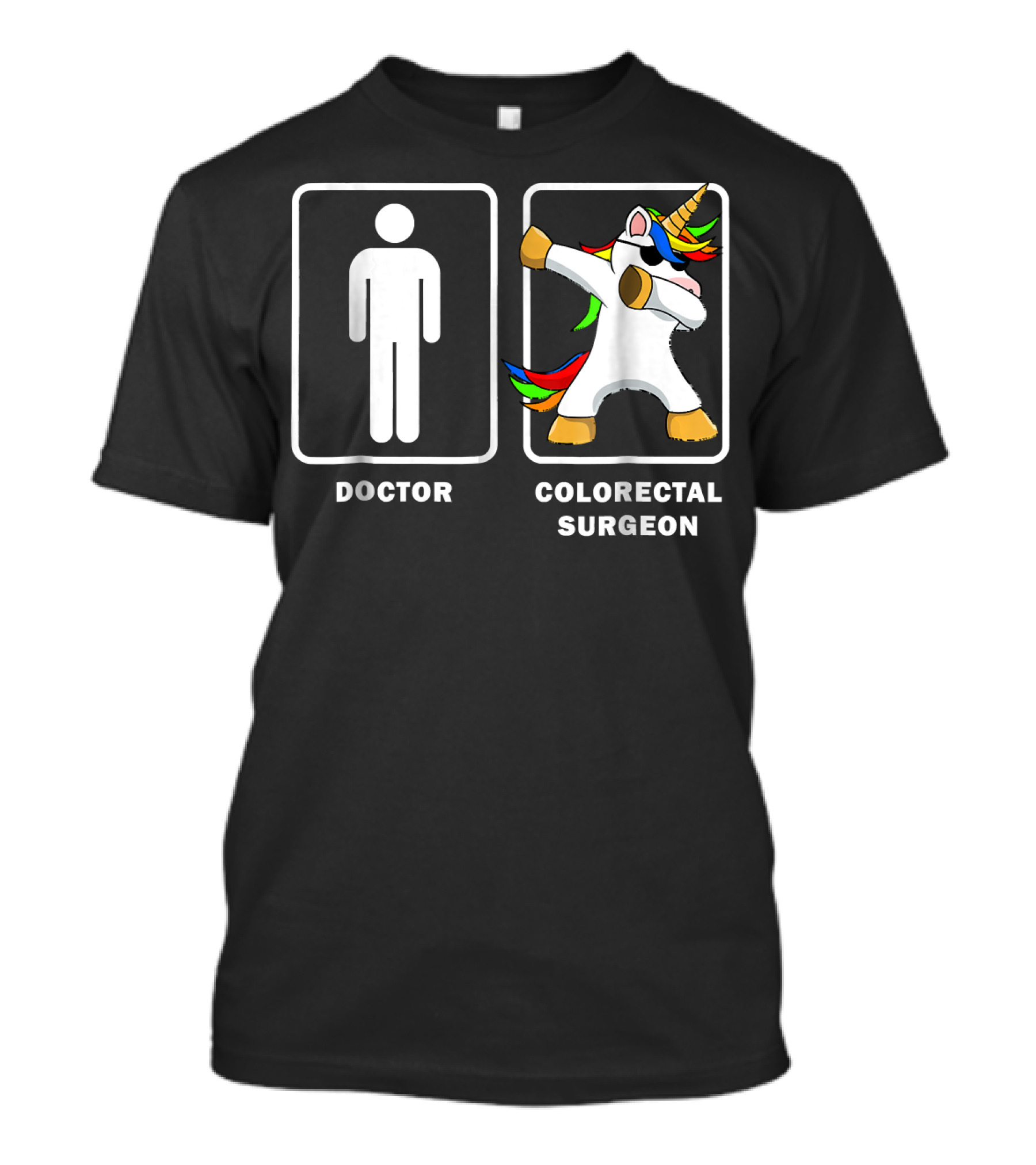 Doctor VS Colorectal Surgeon Unicorn Dabbing T-Shirt