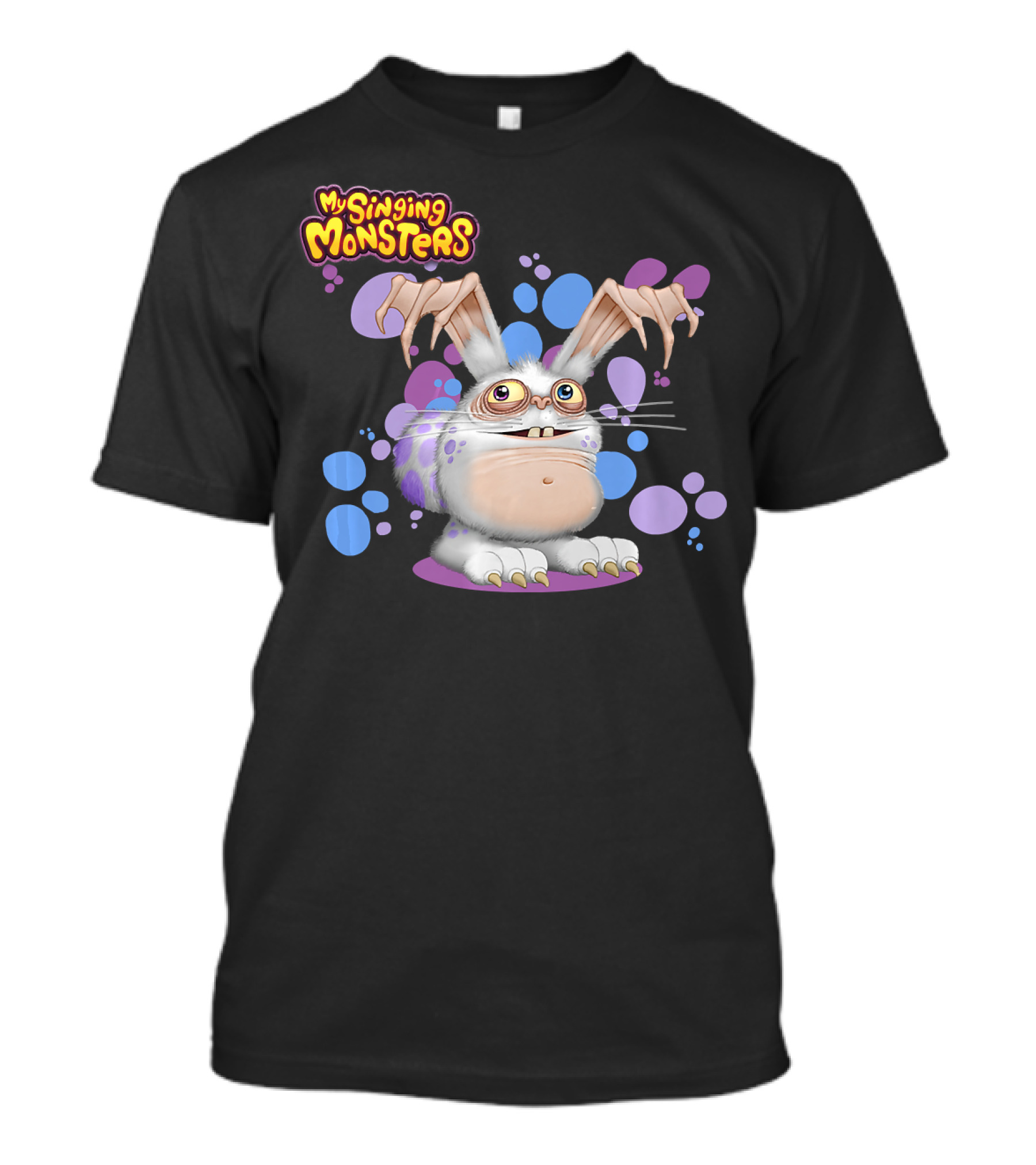 My Singing Monsters Blabbit With Colorful Bubbles T-Shirt