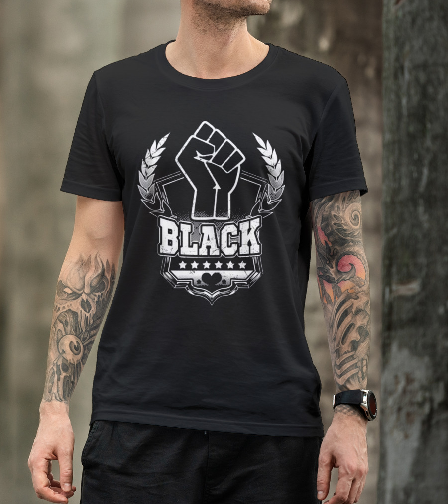 Black Pride African Fist Africa Melan Men T-Shirt