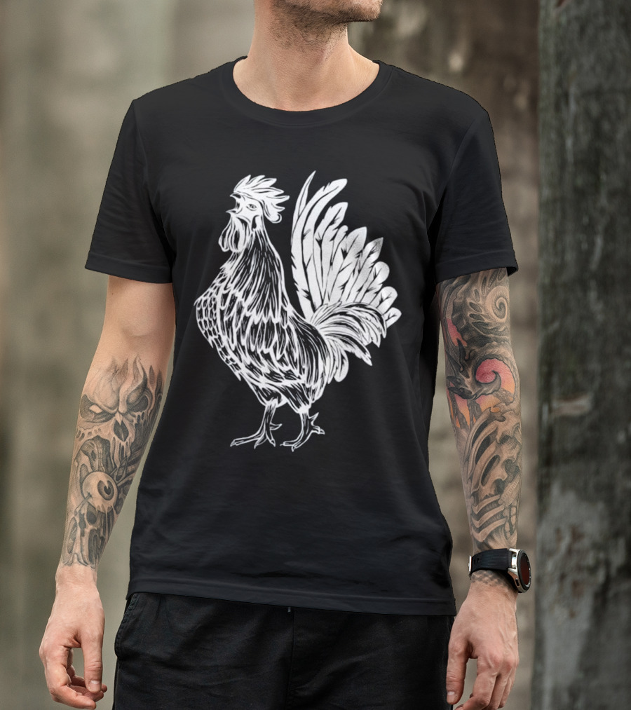 Rooster T Dynamic Fighting Rooster Lover S T-Shirt