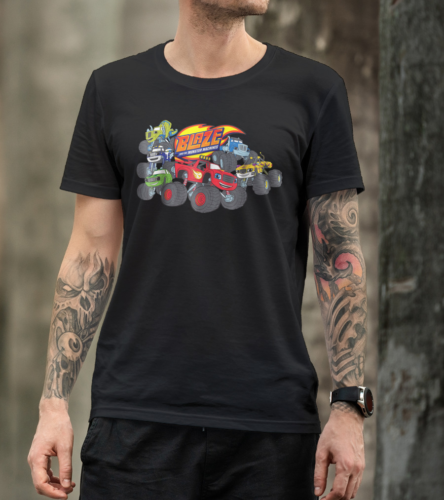 Blaze And The Monster Machines Group Adventure T-Shirt