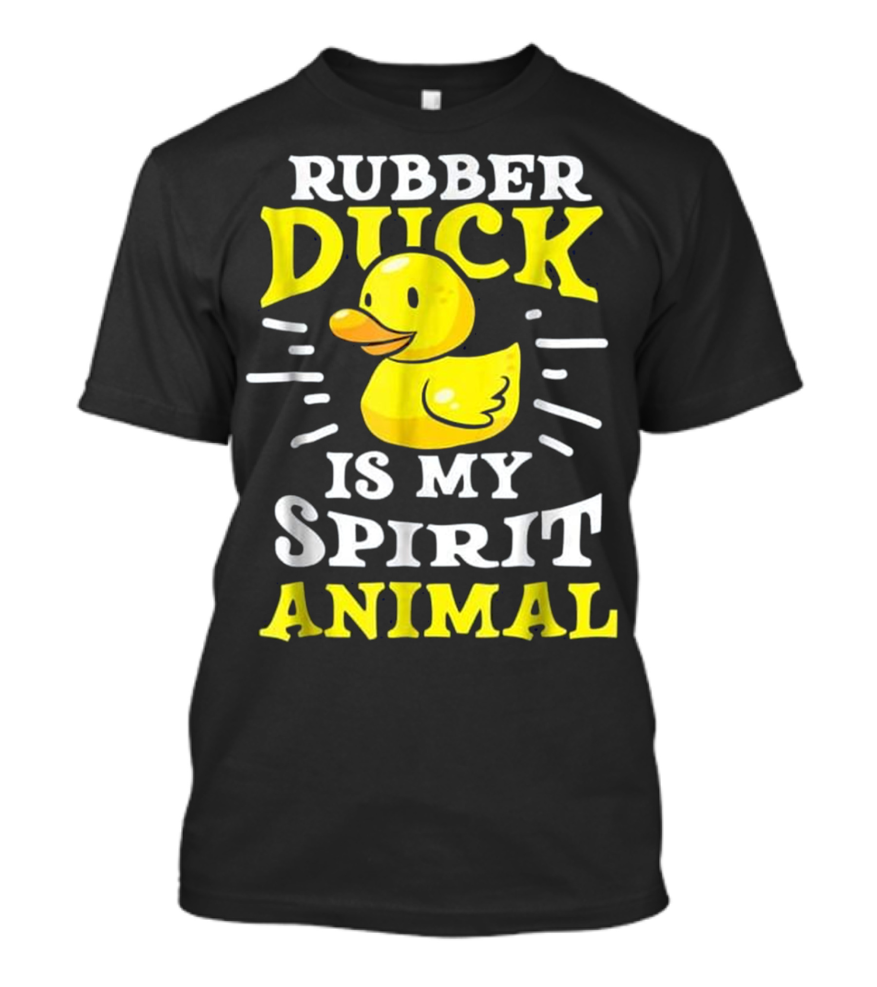 Rubber Duck Is My Spirit Animal Yellow Duck T-Shirt