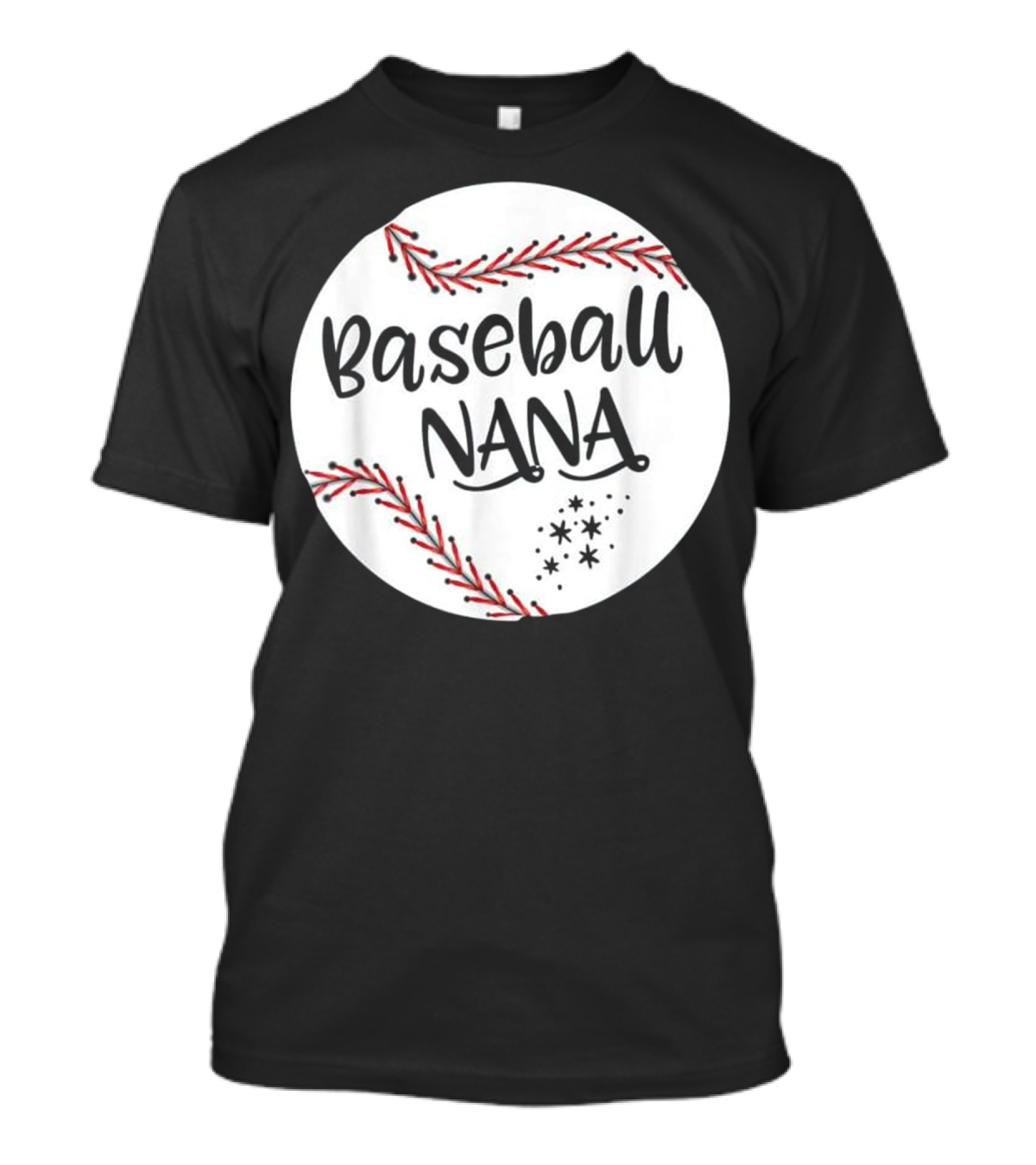 Baseball Nana Mother's Day Gift For Grandma T-Shirt