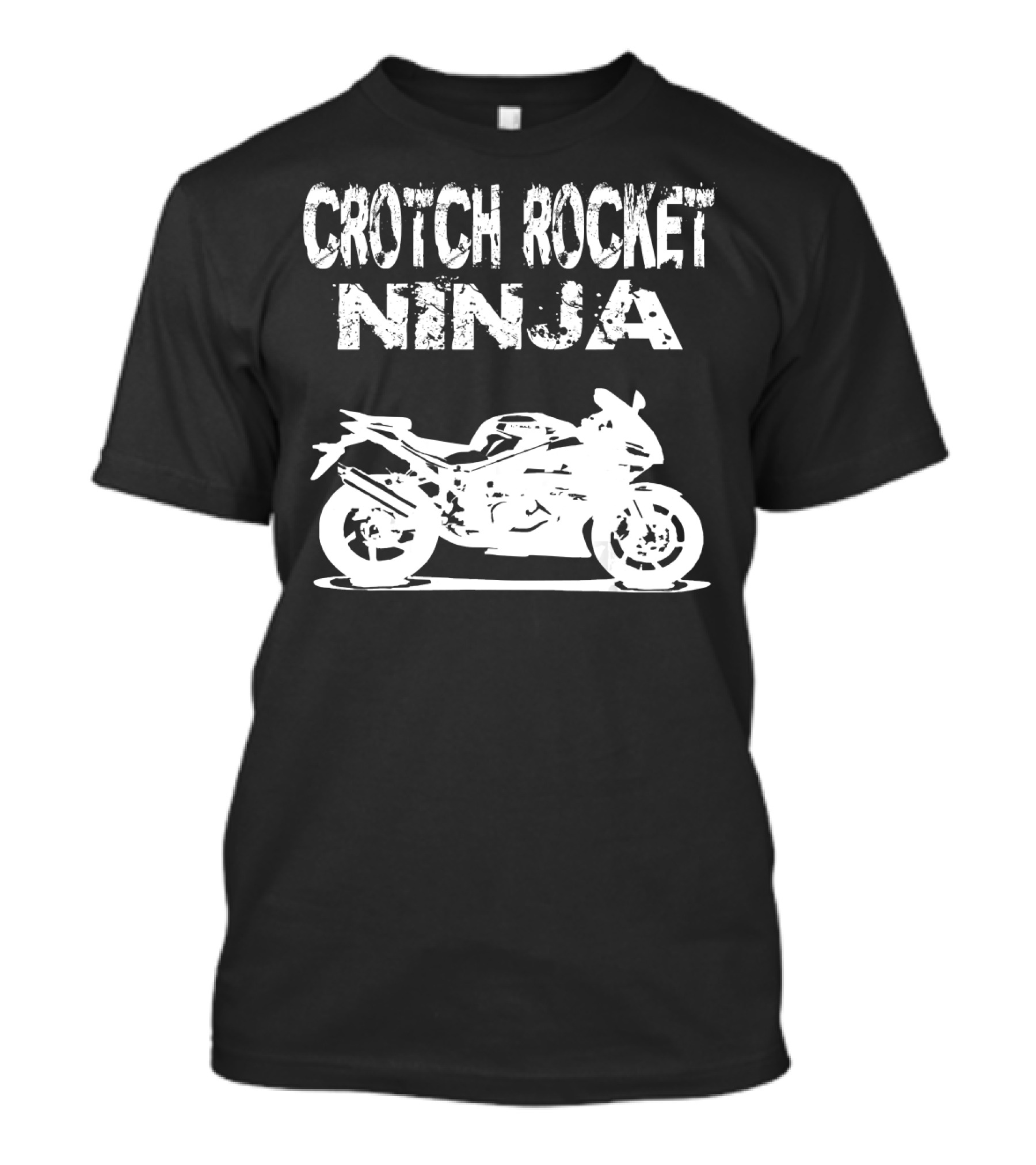 Crotch Rocket Ninja Motorcycle Rider T-Shirt