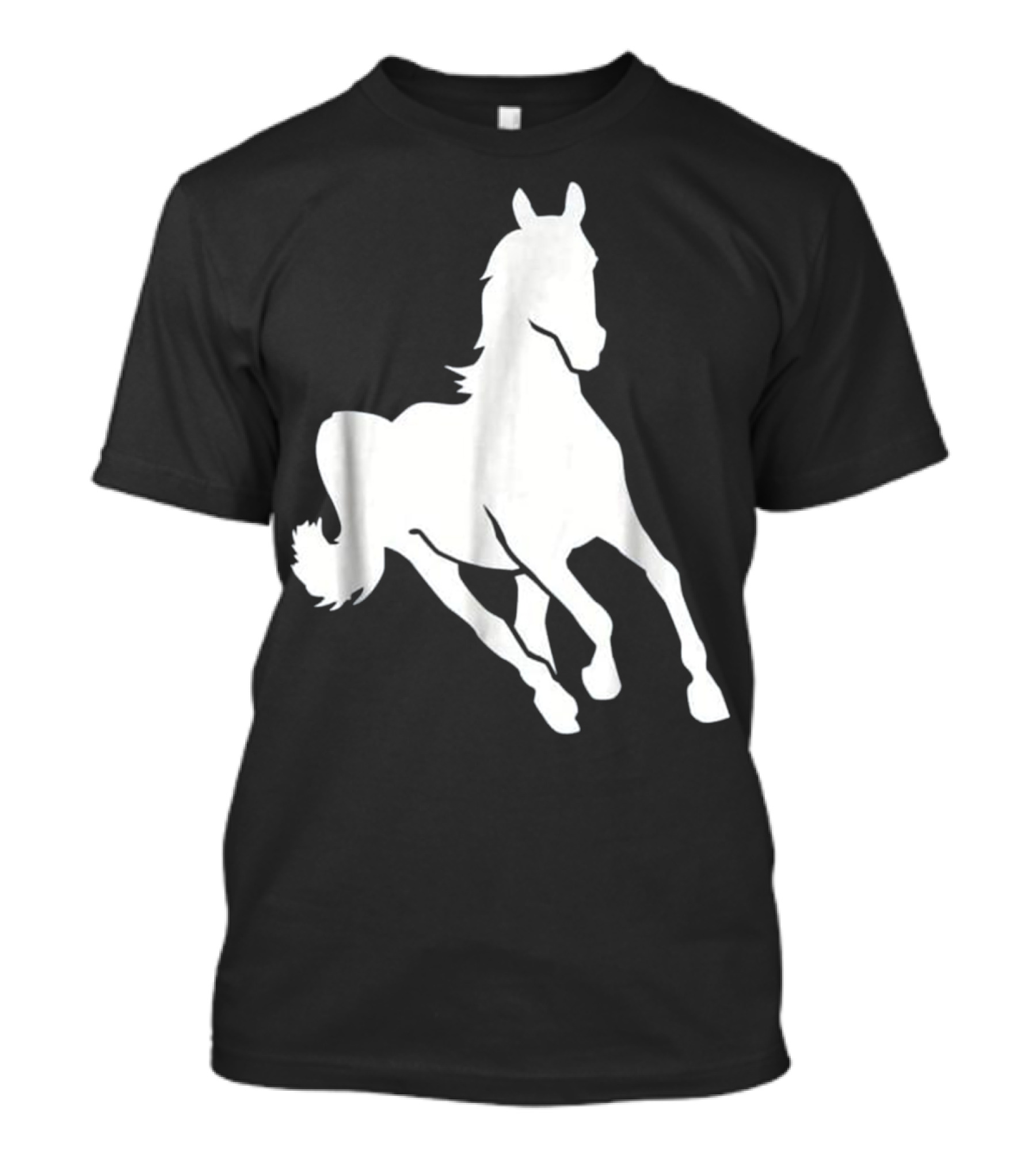 Running Horse Silhouette Dynamic Freedom T-Shirt