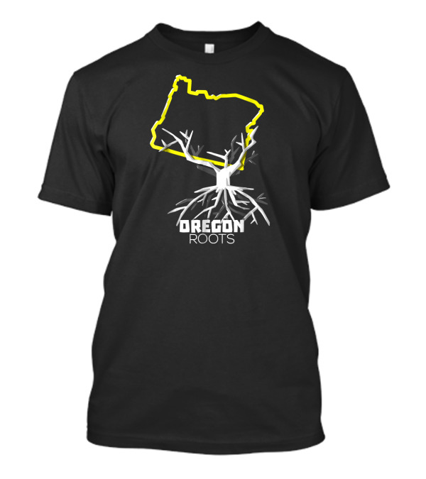 Oregon Roots Native Root Land US State Hometown T-Shirt