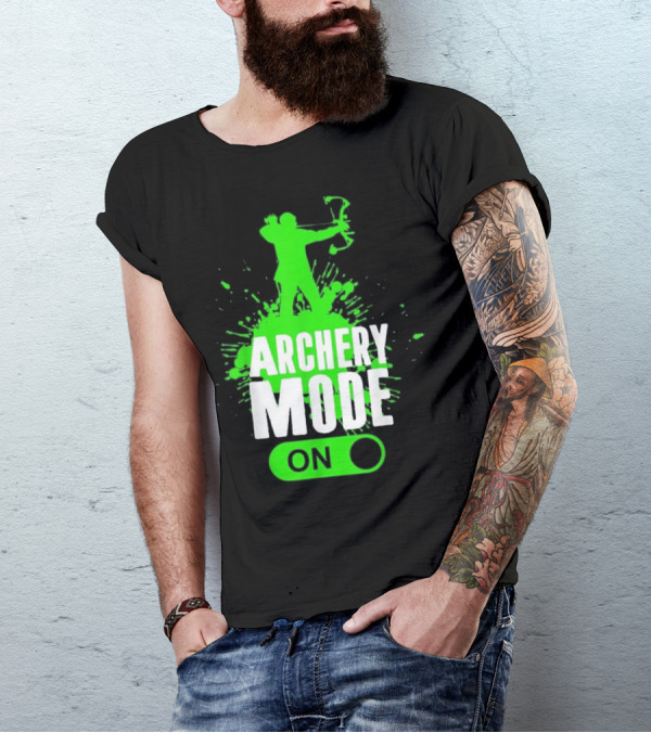 Archery Mode On Cool Hunting Bow Splash T-Shirt