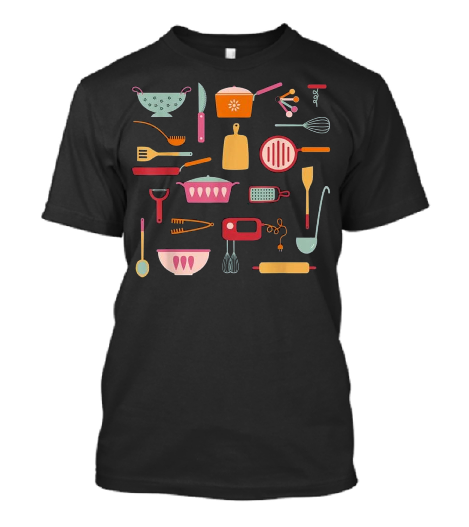 Kitchen Cooking Utensils Art For Cooks T-Shirt