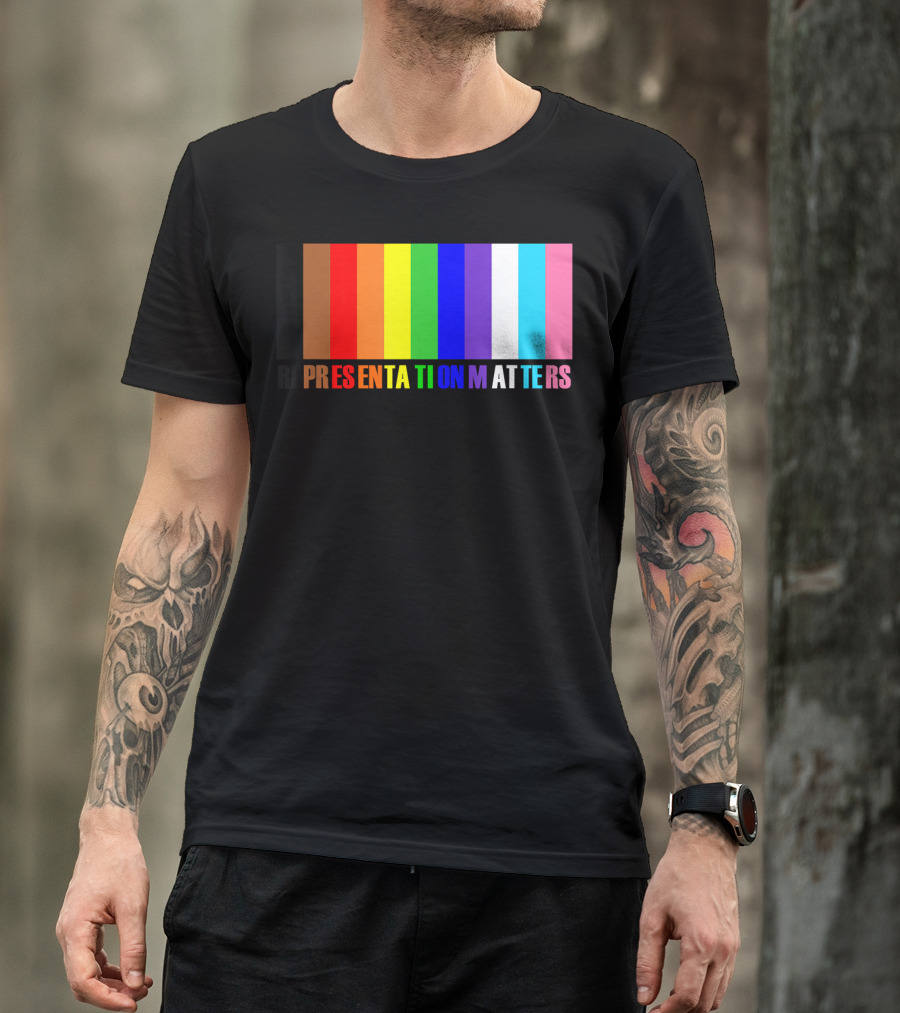 REPRESENTATION MATTERS Inclusive Pride Colors T-Shirt
