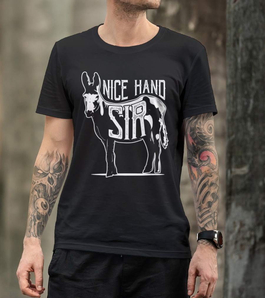 Nice Hand Sir Donkey Poker Funny Gamb T-Shirt