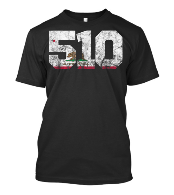 California Republic Area Code 510 Oakland T-Shirt